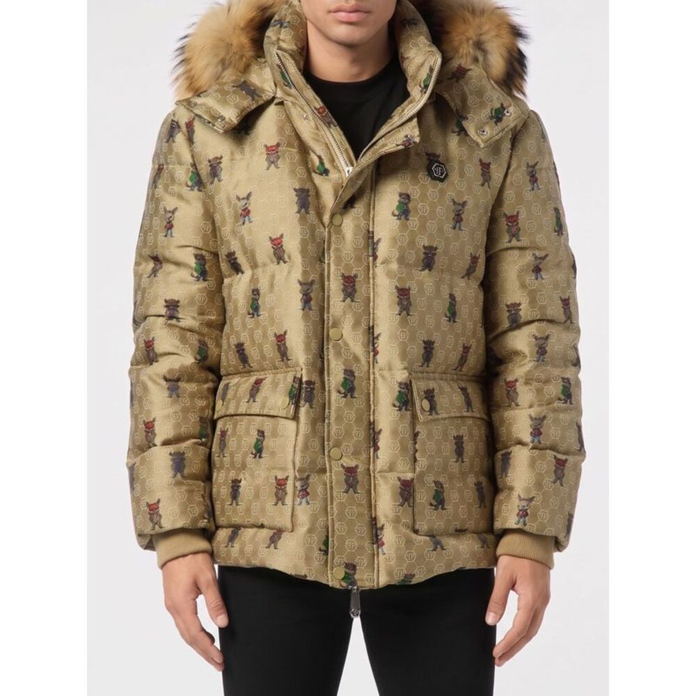 Philipp Plein Jacket Men Beige